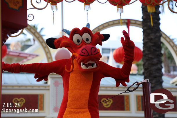 Mushu  in Mulan's Lunar New Year Procession