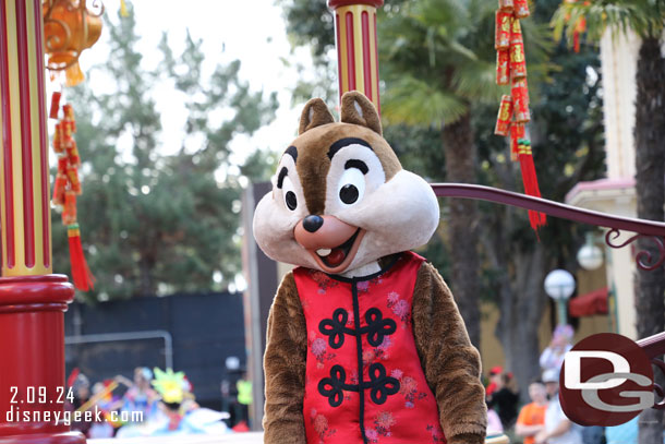 Chip in Mulan's Lunar New Year Procession