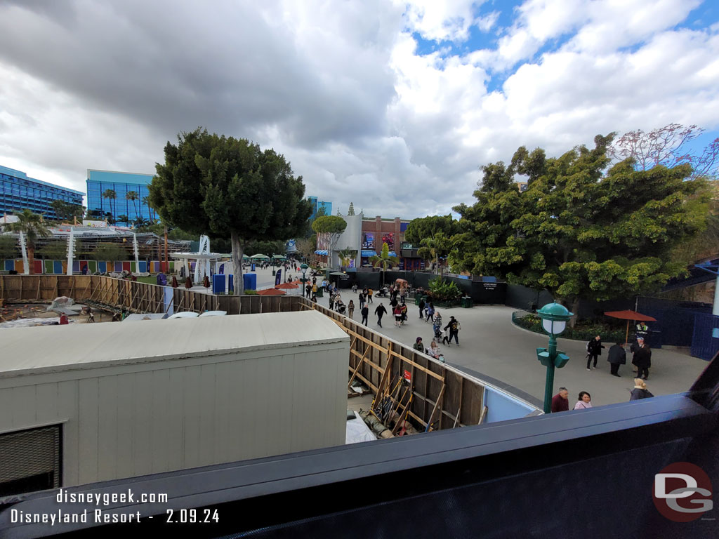 The concrete project walls have not shifted since my last visit.