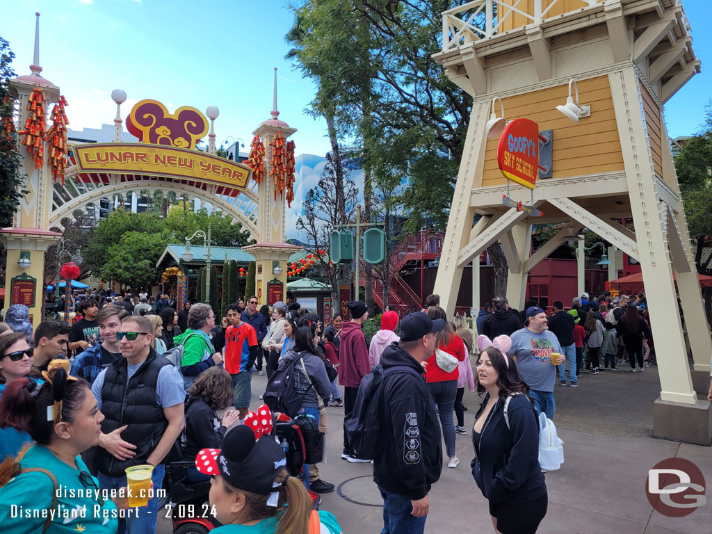 The return queue for Goofy