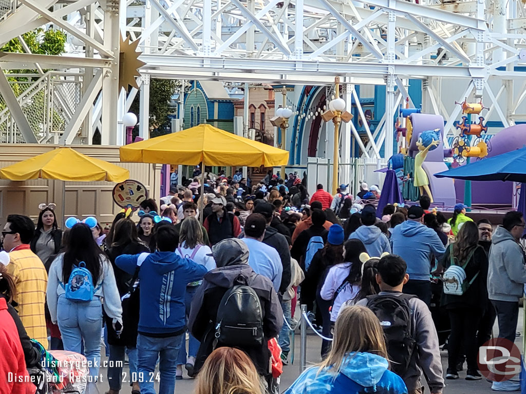 Making my way around Pixar Pier