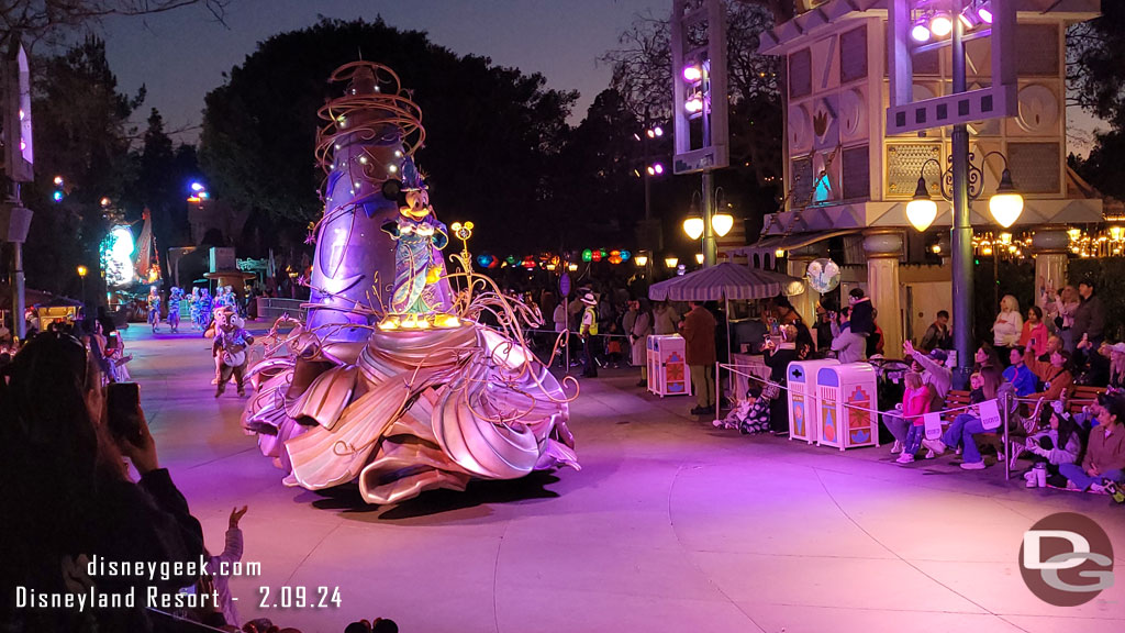 Mickey Mouse  in the Magic Happens Parade