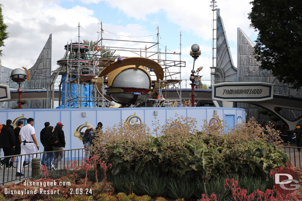 The Astro Orbitor is starting to be re-assembled