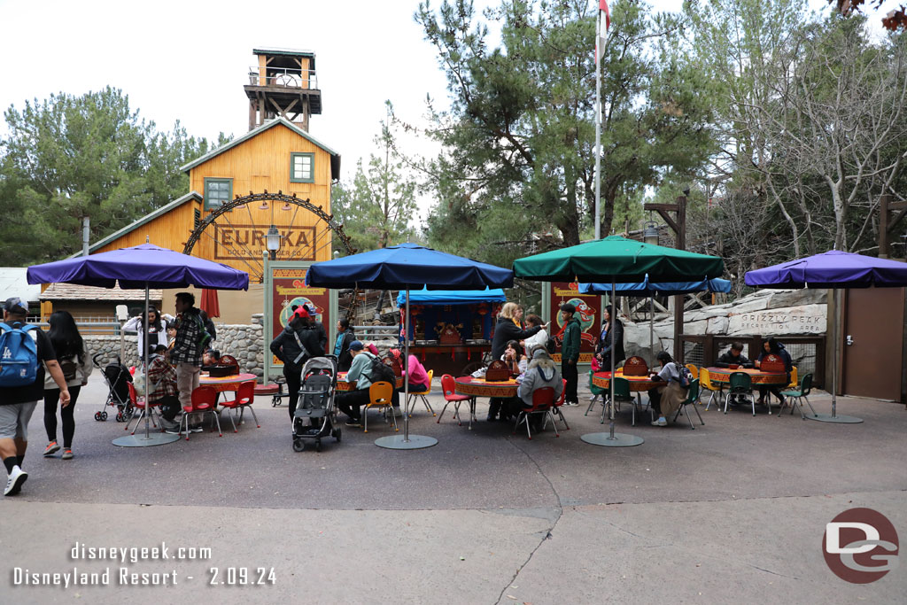 The Lunar New Year arts and crafts area