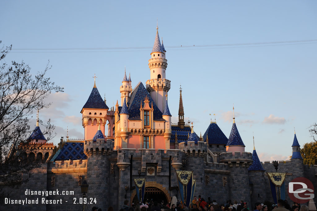 5:05pm - Sleeping Beauty Castle