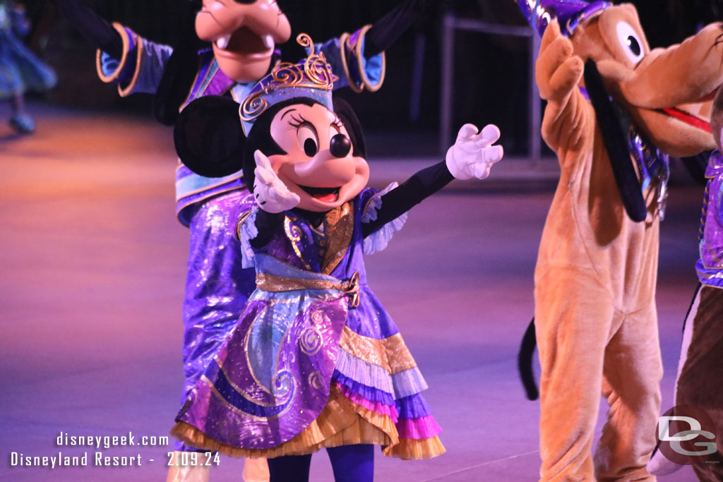 Minnie Mouse in the Magic Happens Parade