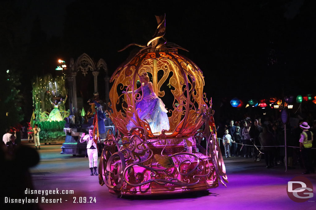 Cinerella  in the Magic Happens Parade