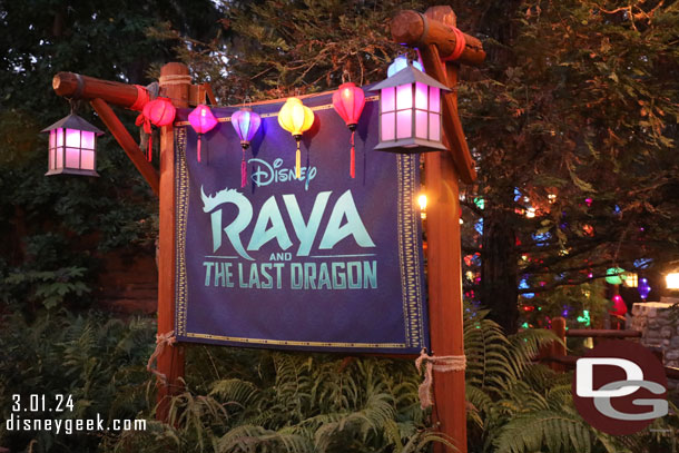 Raya is still meeting guests in Redwood Creek