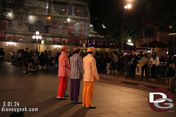 Stepped onto Main Street USA just in time to see catch the last song of the Dapper Dans set