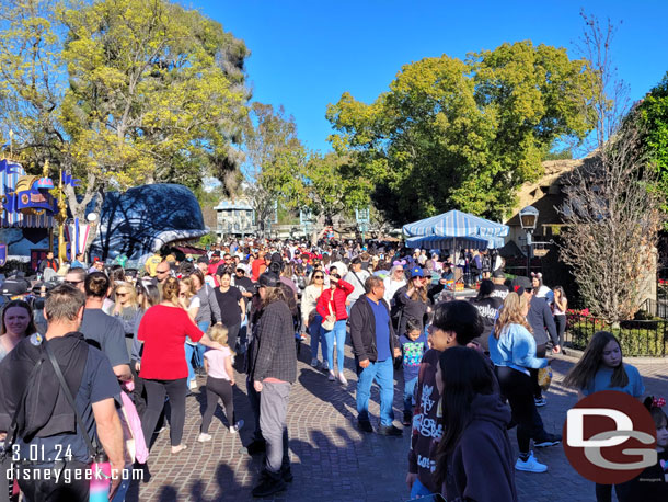 Ran into the crowd exiting the Magic Happens Parade