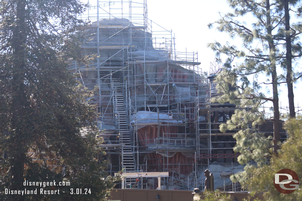 Progress is slow.  All the rain we have gotten this winter seems to have slowed the concrete work considerably.