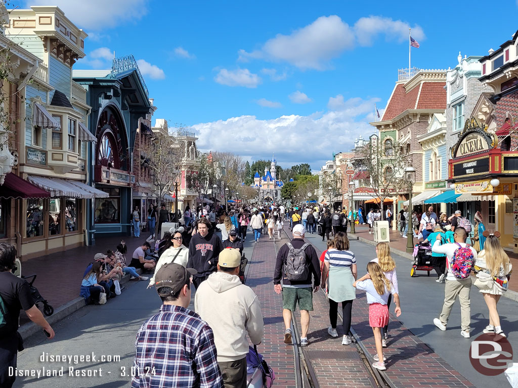 2:01pm - Disneyland Main Street USA