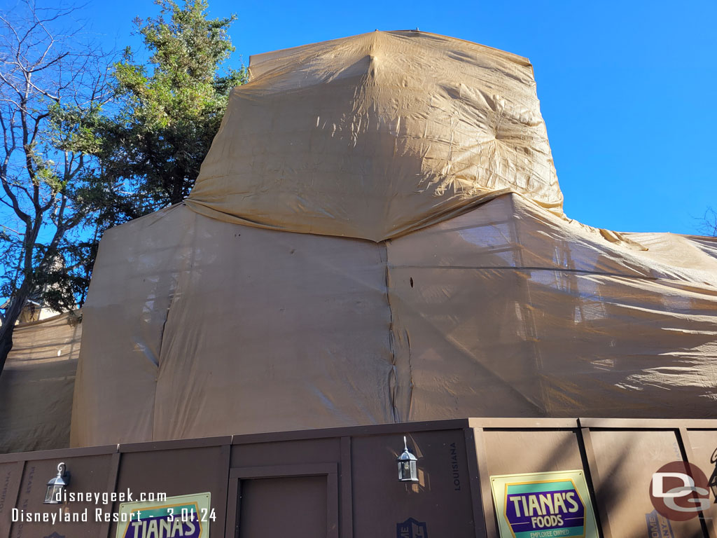 The queue building is underwraps