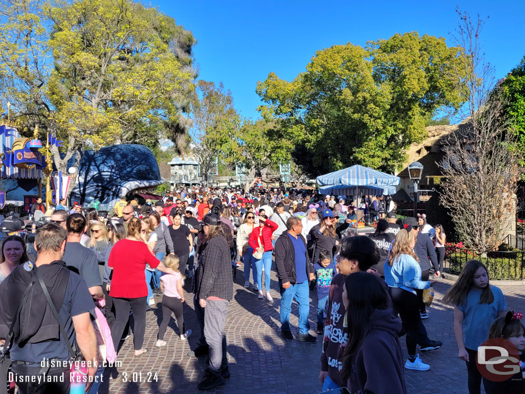 Ran into the crowd exiting the Magic Happens Parade