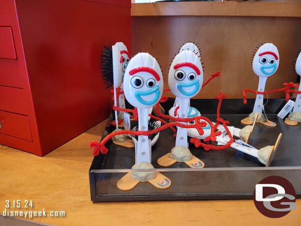 Forky hair brush