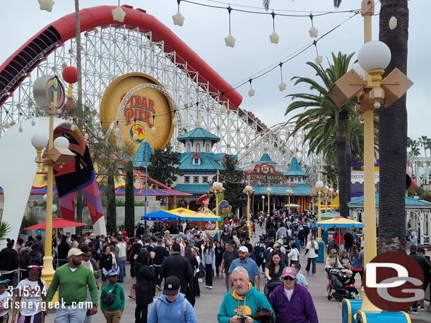 Toy Story Midway Mania was down when we walked by.