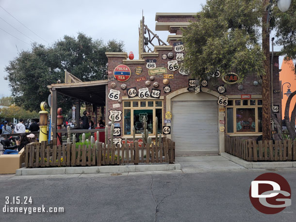 And Cars Land (where Radiator Springs Racers was down).