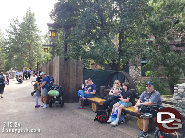 The new locker location takes over where the stage once was and the drying stations another time.