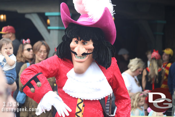 Captain Hook in Fantasyland