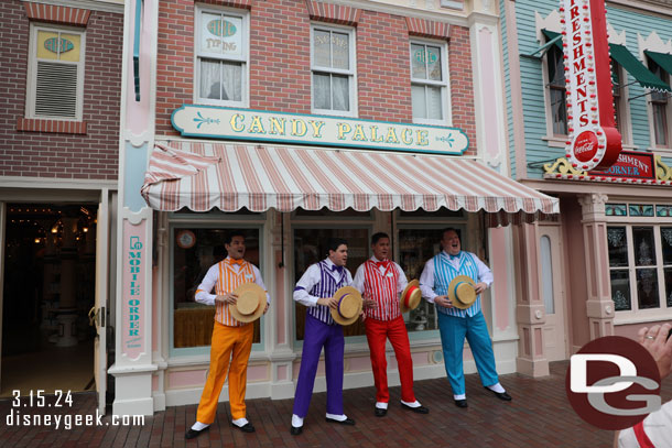 The Dapper Dans of Disneyland