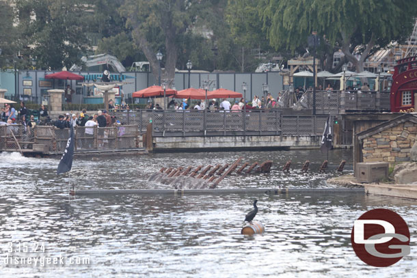 Some work going on in the Rivers of America