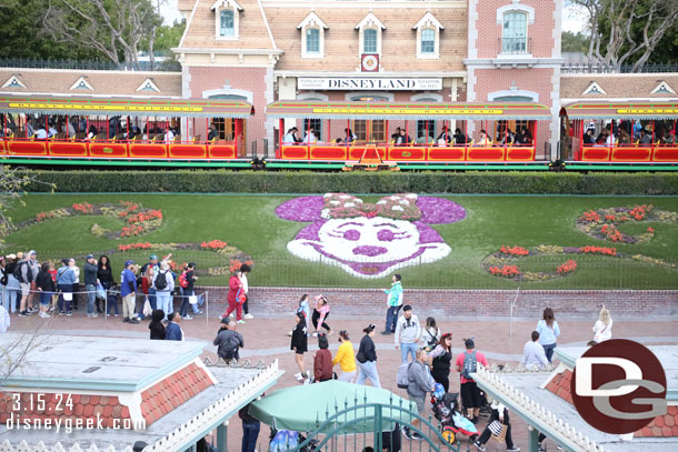 Floral Minnie Mouse from the Monorail