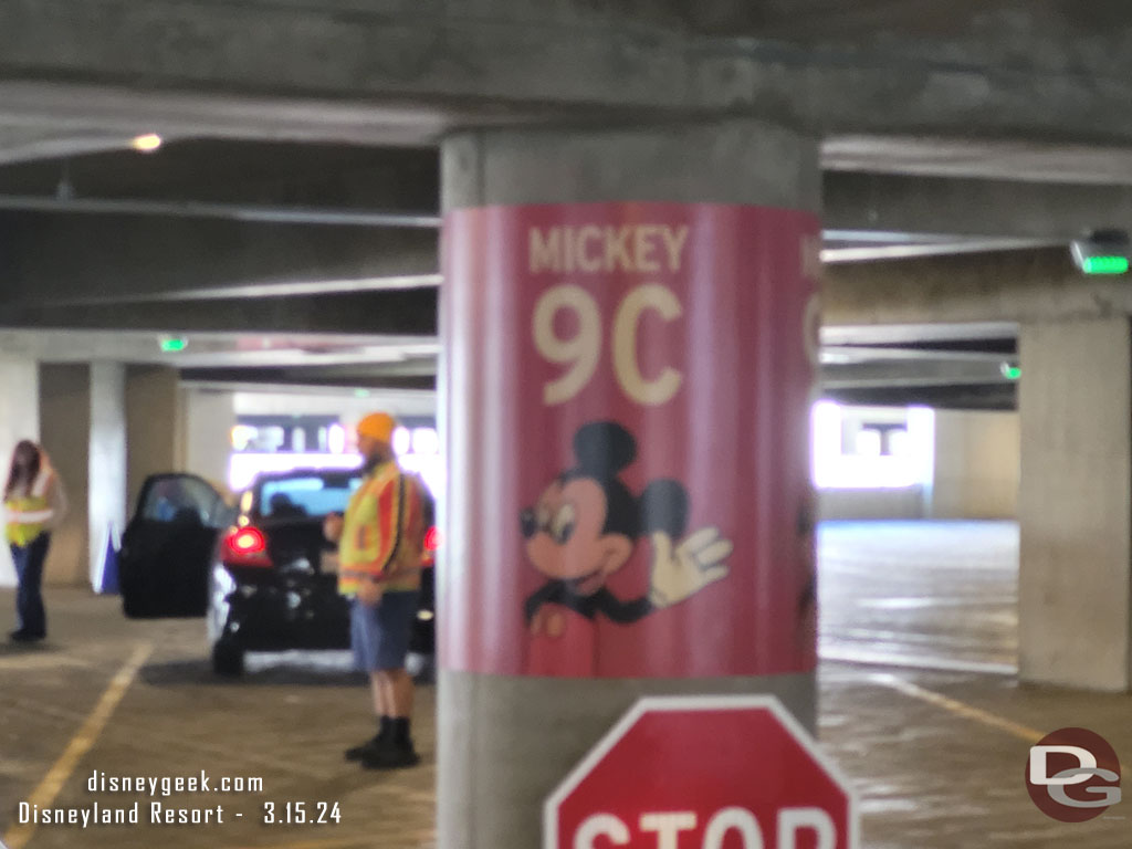11:48am - Parked relatively close to the escalators today.