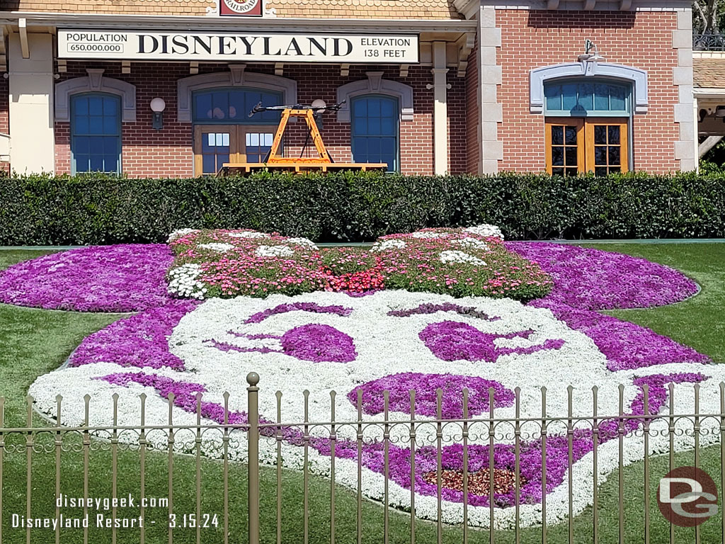 Minnie Mouse Floral greets you at Disneyland this month