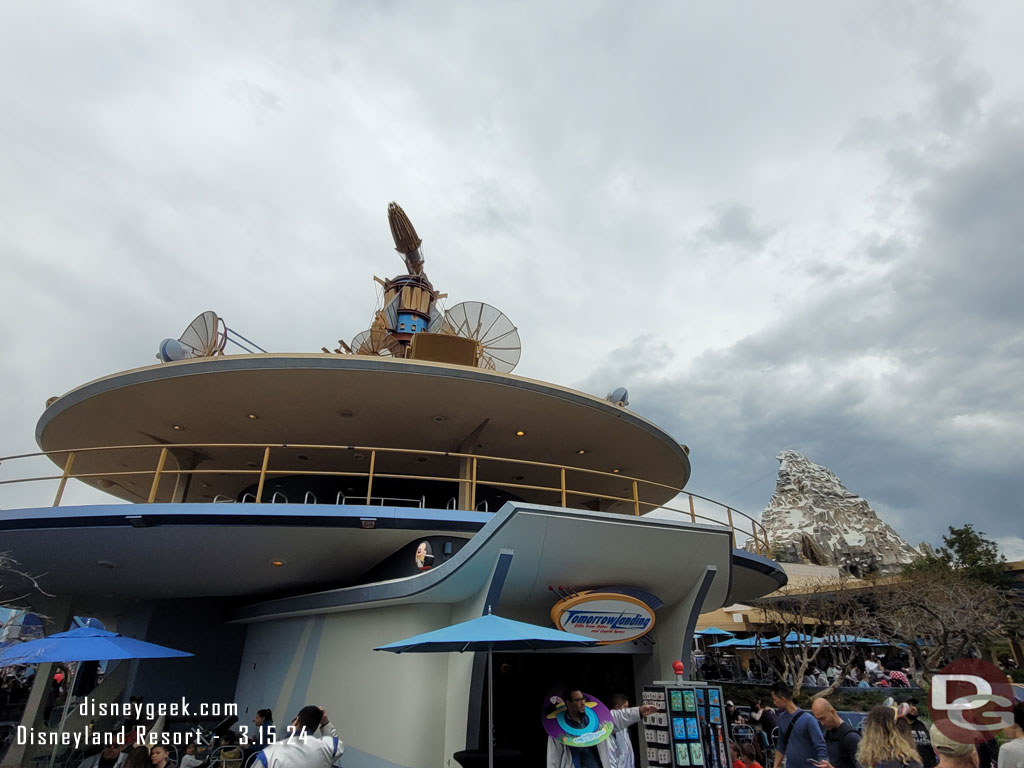 Clouds rolling in