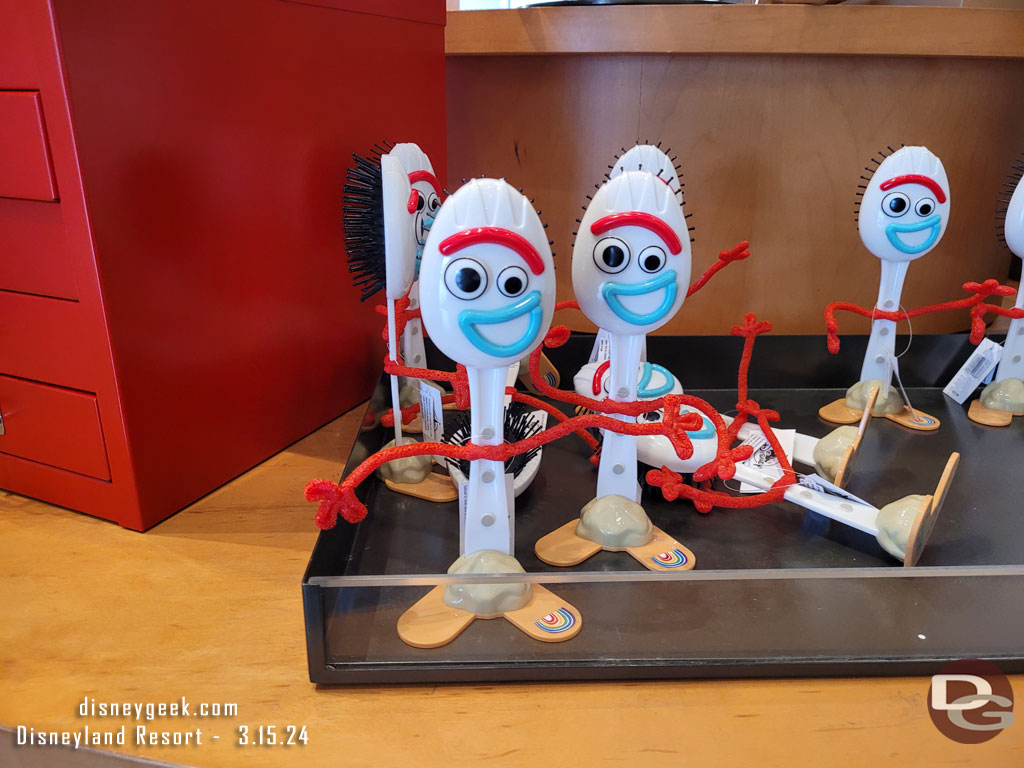 Forky hair brush