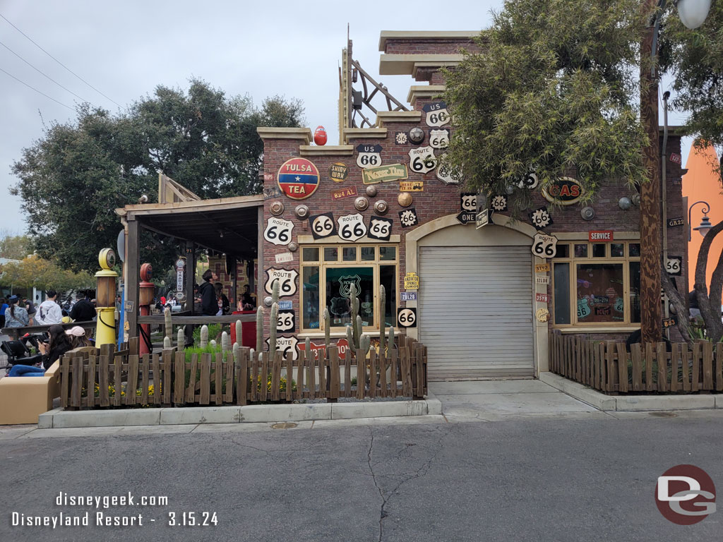 And Cars Land (where Radiator Springs Racers was down).