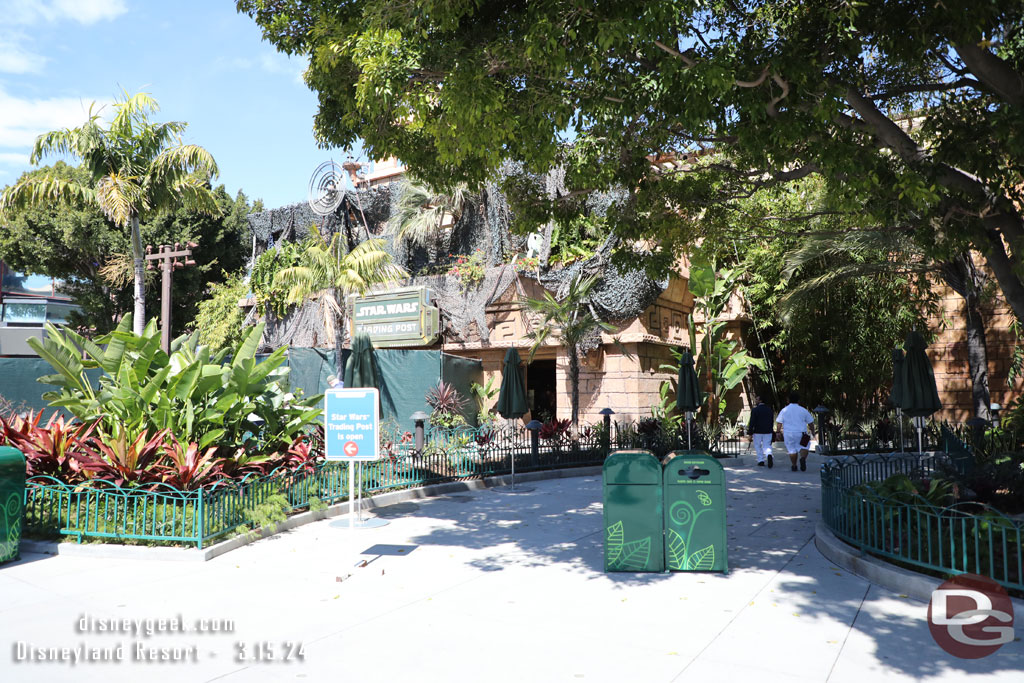 The fences are gone from this area. I thought they may open it up to reach the store but they did not.