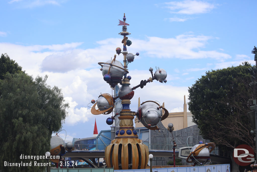 The Astro Orbitor is being re-assembled.