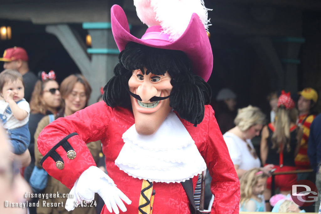Captain Hook in Fantasyland