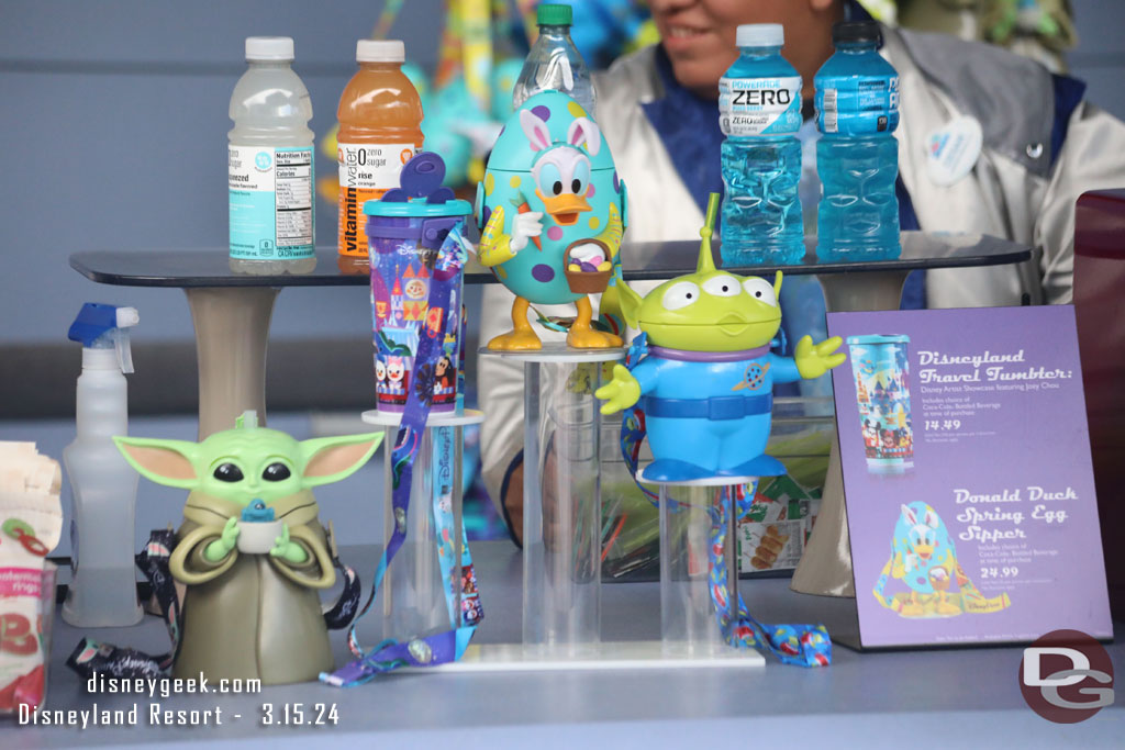 A selection of sippers in Tomorrowland