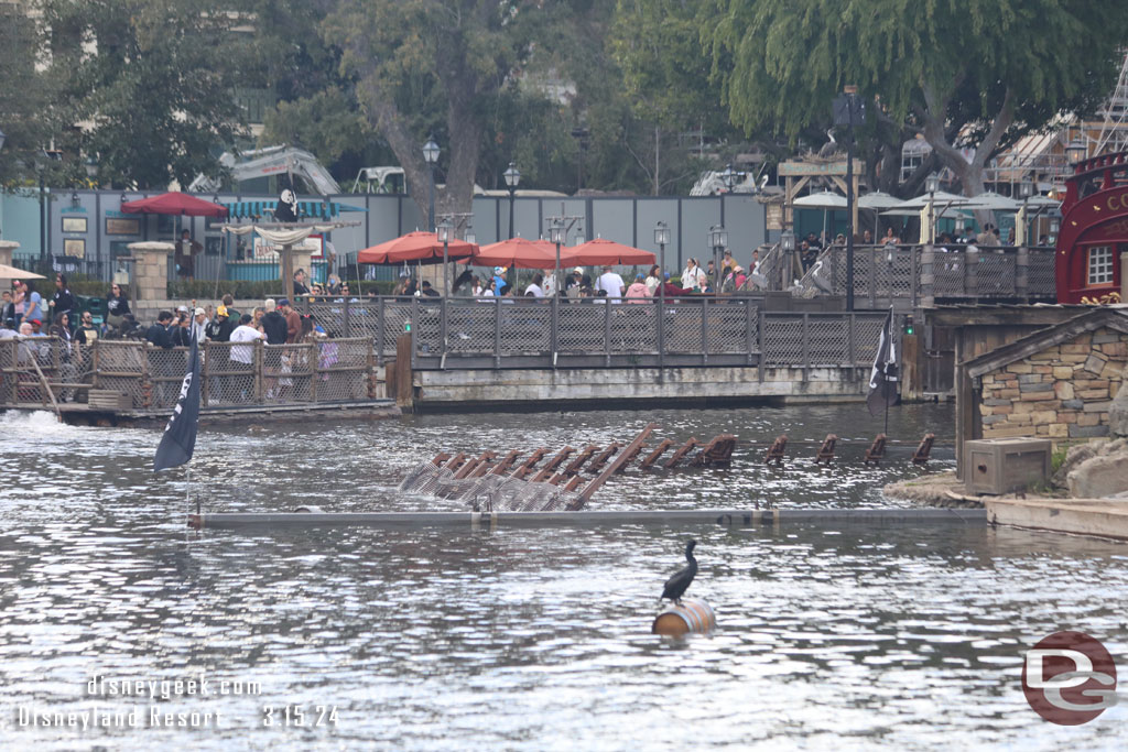 Some work going on in the Rivers of America