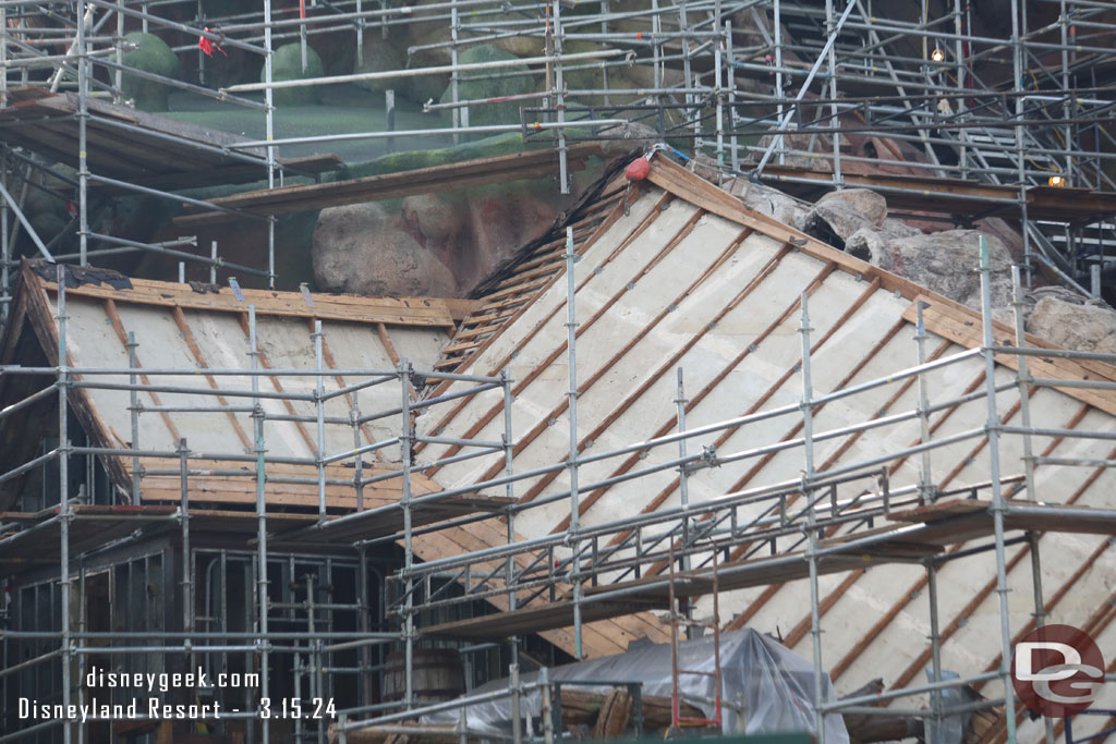 This building is receiving a new roof too.