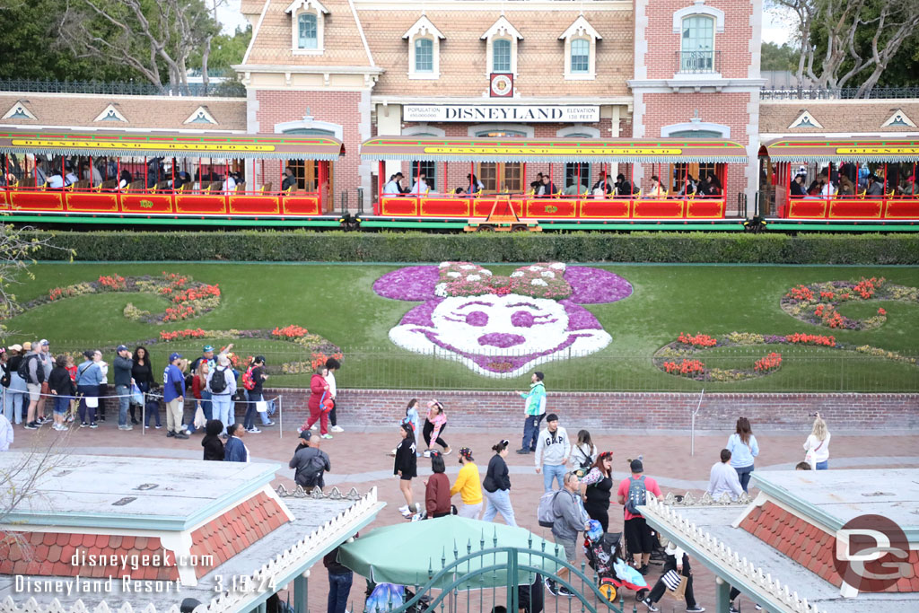 Floral Minnie Mouse from the Monorail