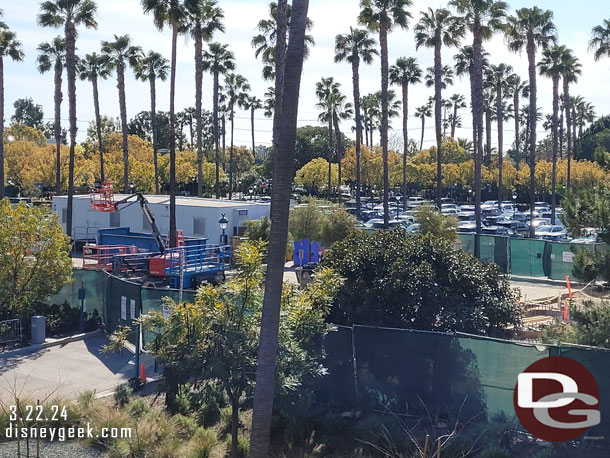 A check of the Downtown Disney work from the Monorail.