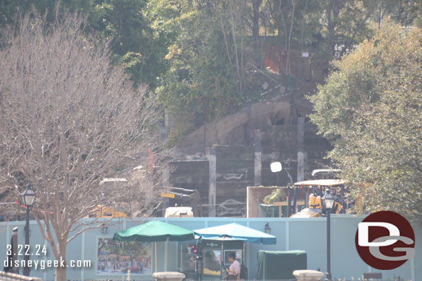 A look at the Haunted Mansion project as we cruise by.