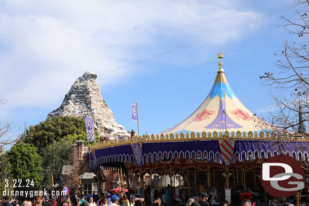 The canopy has not returned yet for the queue.  