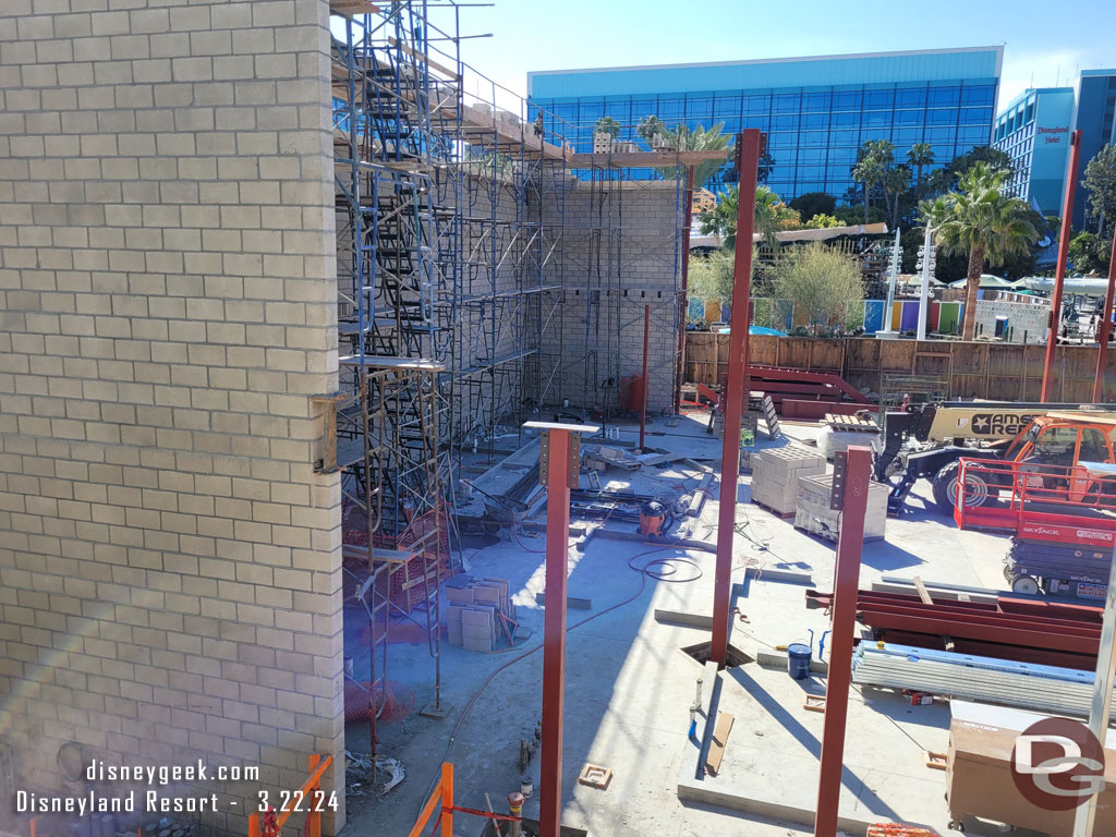 Steel is being installed for the Parkside Market