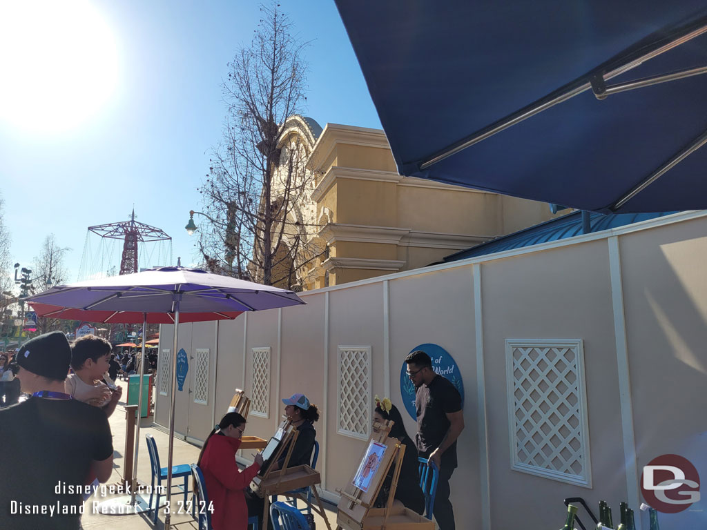 Walls are up near the original Little Mermaid entrance. No indication of what is going on but seems like it may be a more permanent solution for Lightning Lane returns.