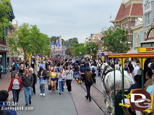 Main Street USA this afternoon