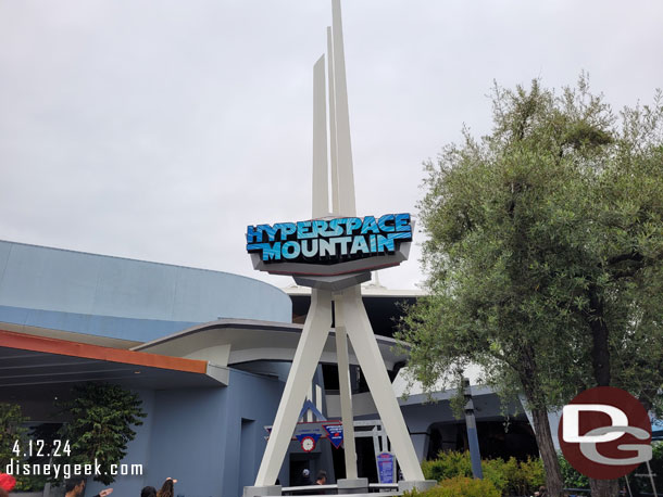 HyperSpace Mountain is back.