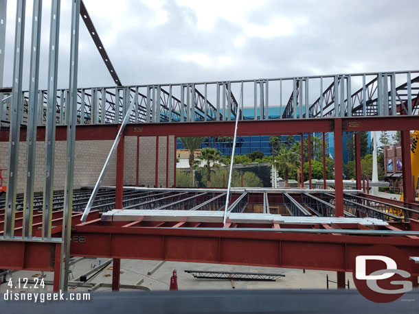 The Parkside Market roof and framing are taking shape