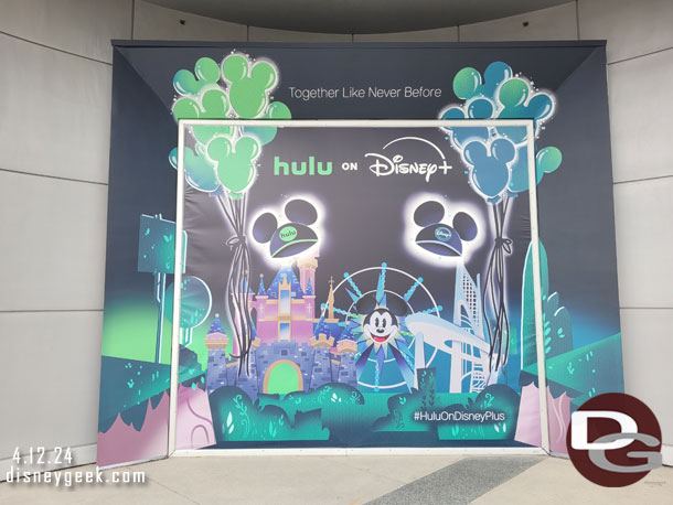 A Hulu on Disney+ photo op