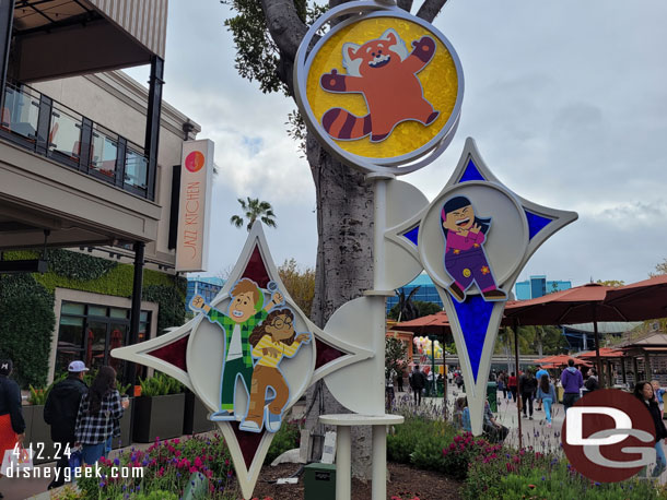 More Pixar Fest decorations in Downtown Disney