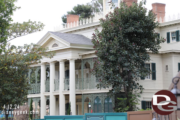 The Haunted Mansion as I walked back.