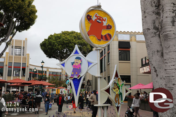 More Pixar Fest decorations in Downtown Disney